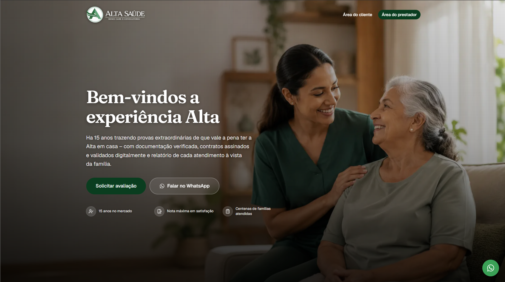 Site Alta Saúde